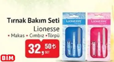 LİONESSE TIRNAK BAKIM SETİ